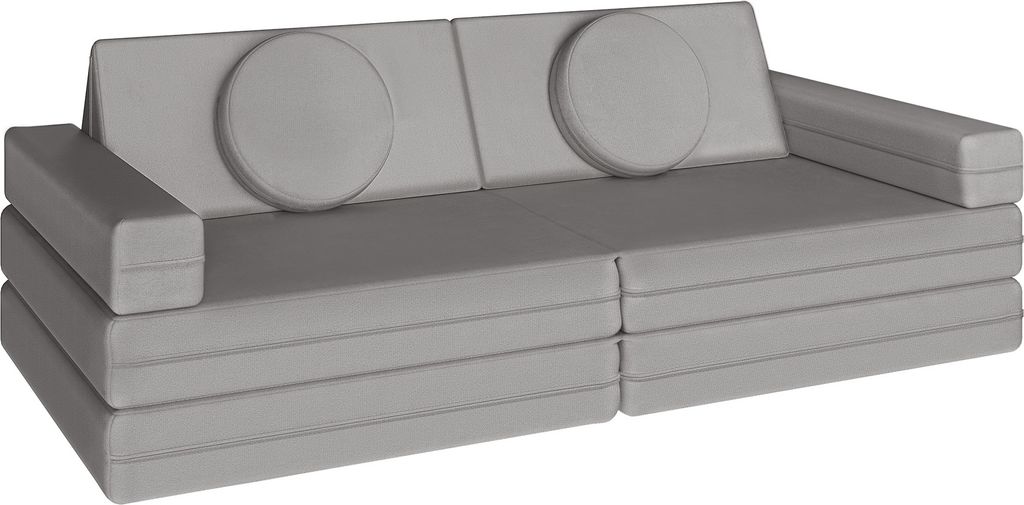 tectake Spielsofa Lilly 8-teilig, flexible Anordnung stapelbar