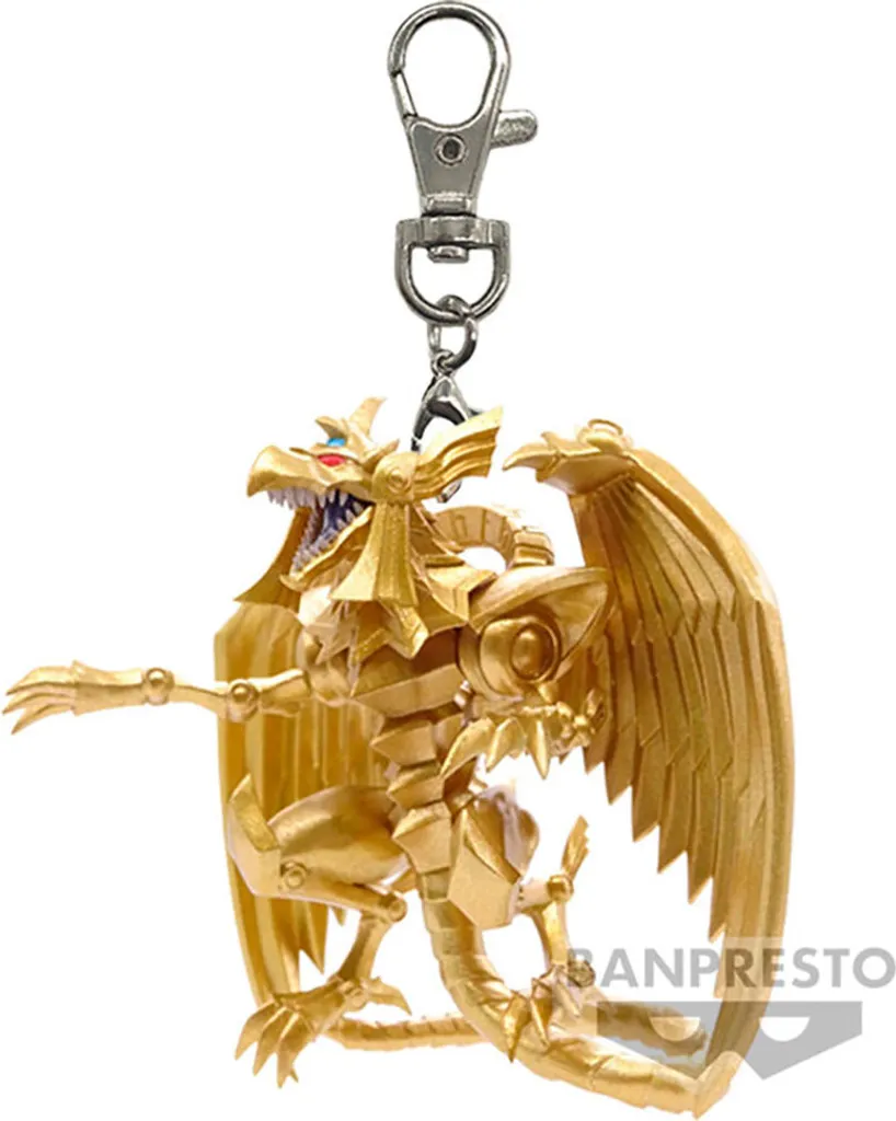 Yu-Gi-Oh! Porte-clés Dragon Ailé de Ra Doré 6 cm - Edition Banpresto