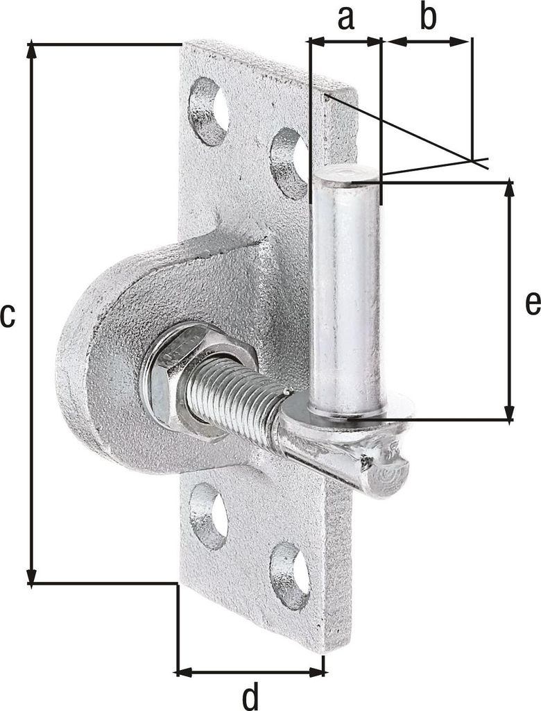 Alberts 318239 Schroefbare klauwen, verstelbaar tot 20 mm, Productafbeelding 