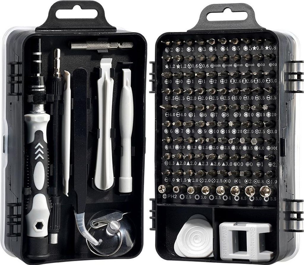 115-in-1-Schraubendreher-Set, verlängertes Multifunktions-Schraubendreher-Set, Uhren- und Handy-Reparatur-Handwerkzeug-Sets