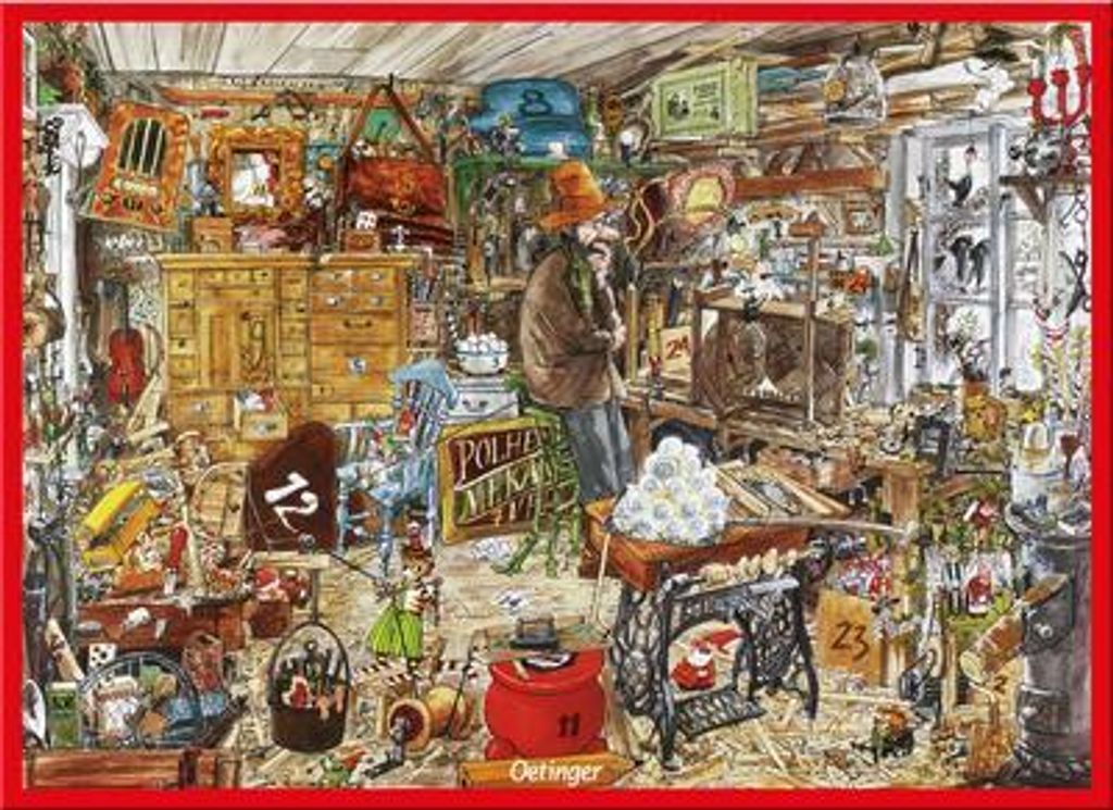 Pettersson et Findus attendent Noël. Calendrier de l'Avent Image du produit 