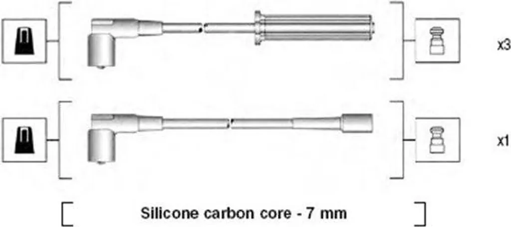 Set Cavi Accensione 941365080931 Magneti Marelli - Cuore Italiano