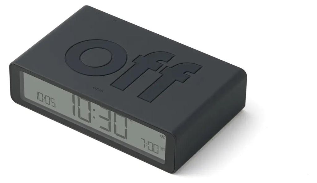 LEXON Flip Classic, digitale wekker, rechthoekig, goud, Productafbeelding 