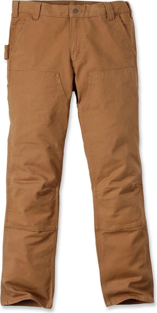 Carhartt 103340 Slim Tapered Rugged Flex Duck Double-Front Dungaree Carhartt Brown W33