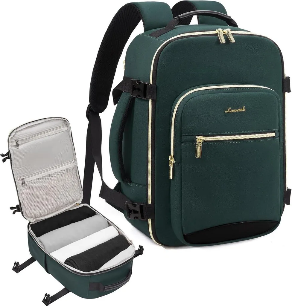 Bagage Cabine 40x20x25 Sac à Dos de Voyage avec Compartiment Ordinateur