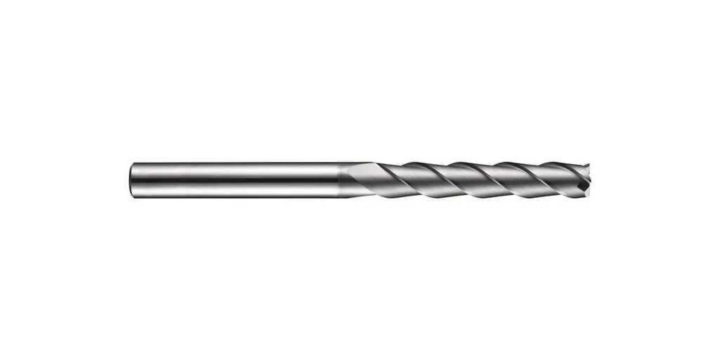 Fraise pour usinage profond S715 D.4mm L.100mm carbure haute précision