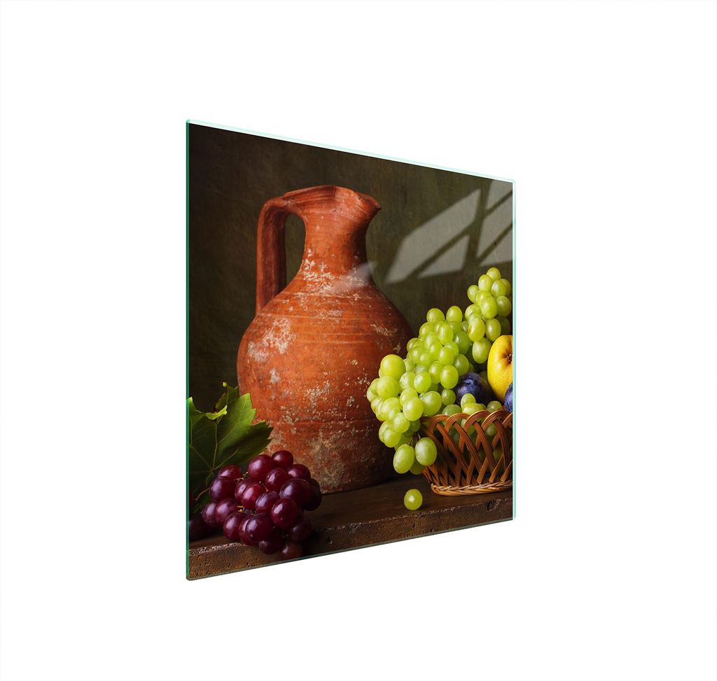 Glasschutzplatte Für Herd 50X52 Trauben