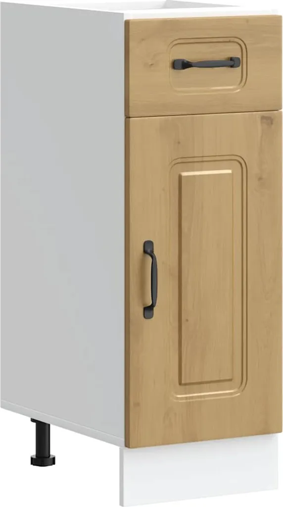 Mobiletto Cucina Rovere Artisan Kalmar | Base Componibile Robusta