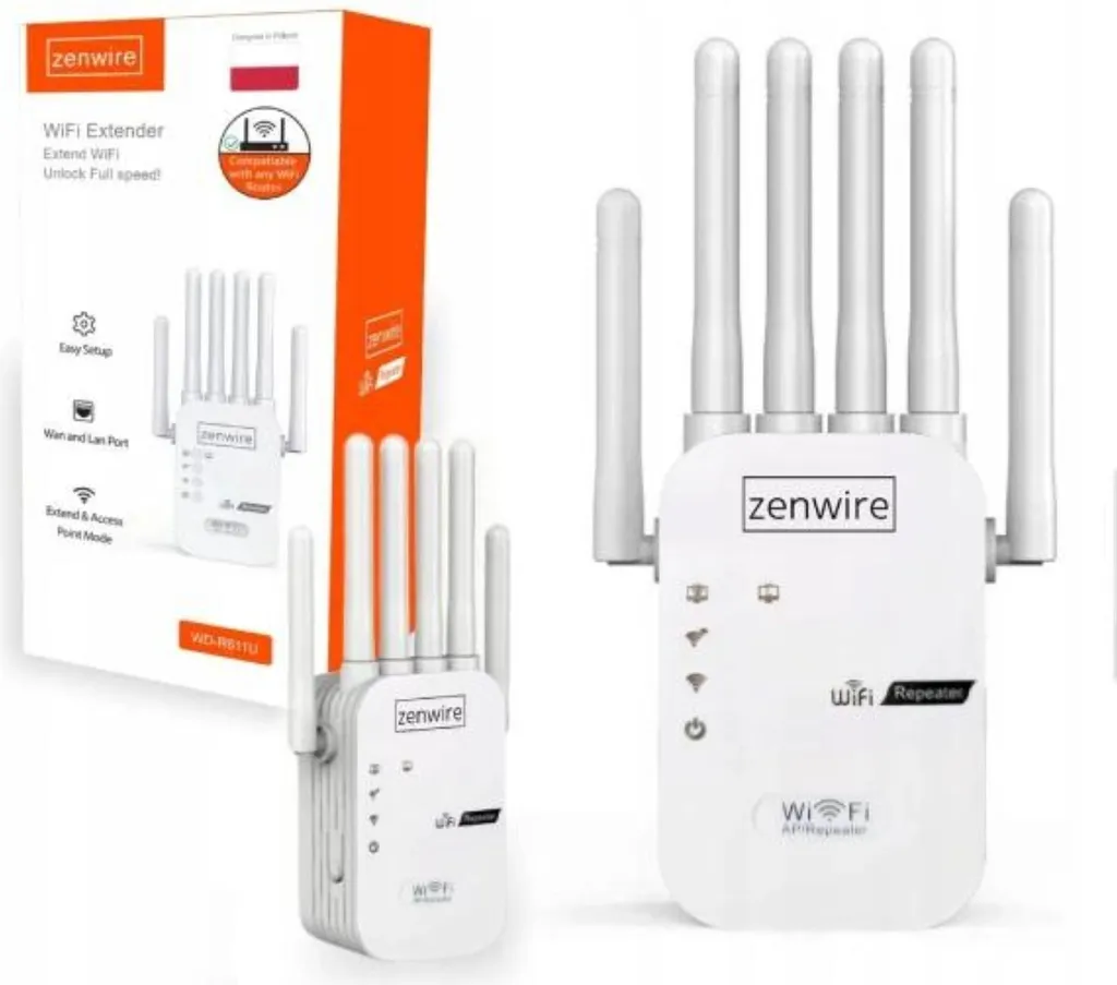 Potente amplificatore di segnale - amplificatore di portata della rete WLAN - 5G - ripetitore per esterni - extender - 300 Mbit/s