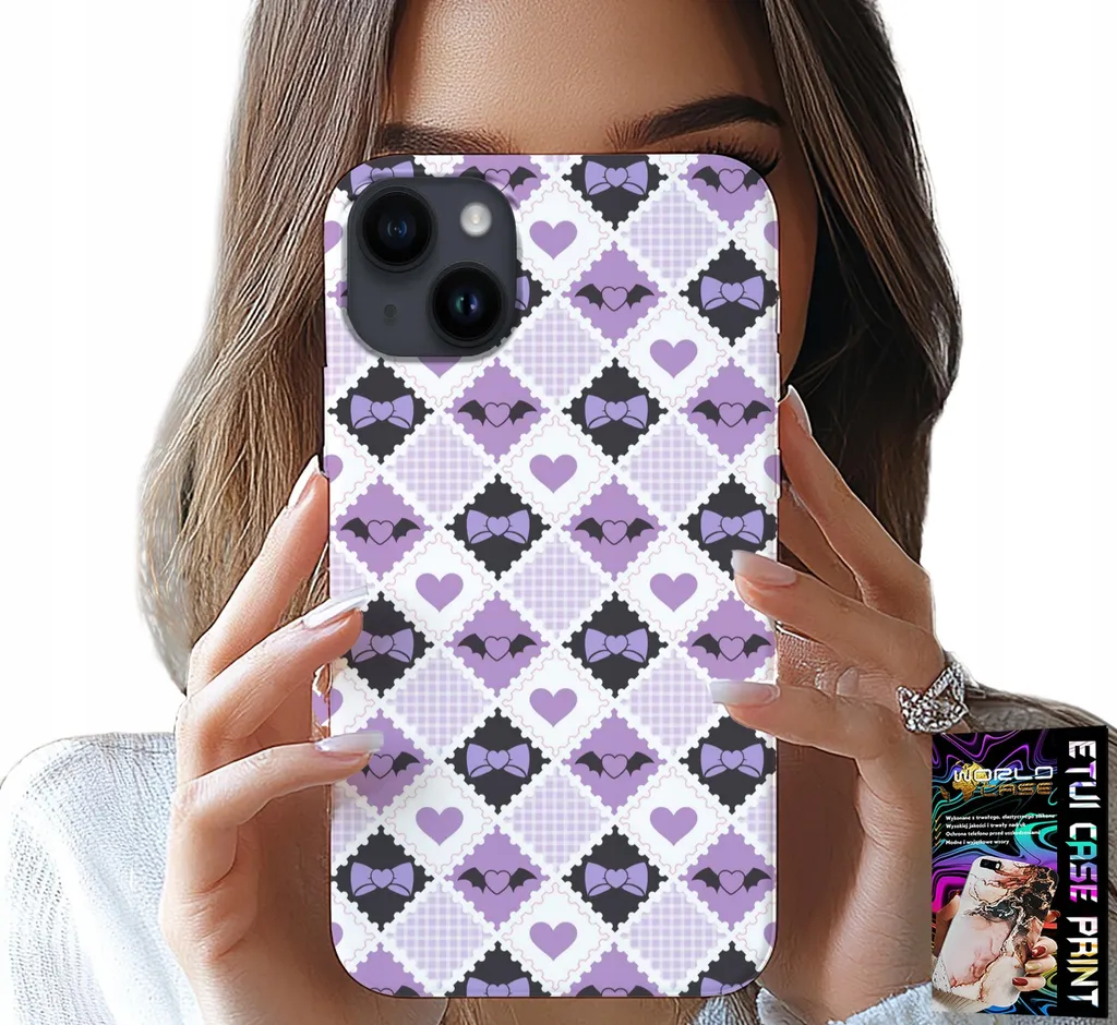 Custodia iPhone 14 Fiocco di Cuori Moda + Vetro Temperato | Chic Case