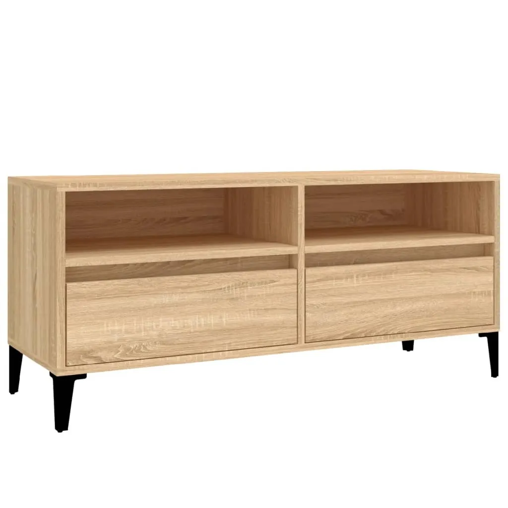 Supporto TV Rovere Sonoma SYFAX 100cm - Struttura Robusta Multistrato