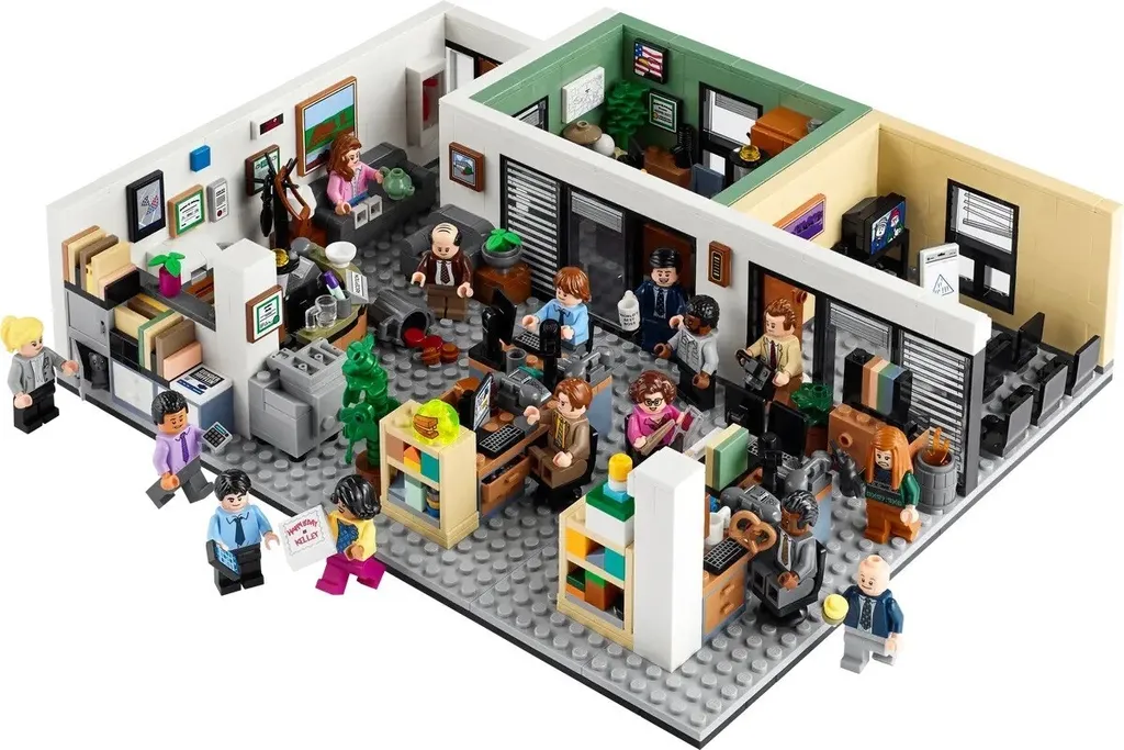 LEGO The Office 21336 - Maquette de Bureau avec Figurines Michael et Jim