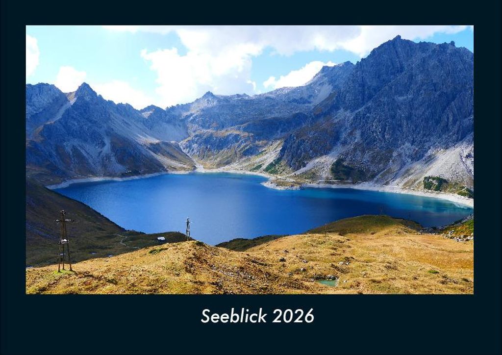 Seeblick 2026 Fotokalender - Querformat DIN A4, Monatskalender mit Bild-Motiven aus Fauna und Flora, Natur, Blumen und Pflanzen