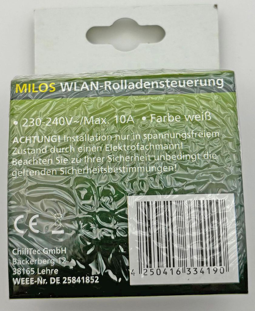 ChiliTec 23273 MILOS WiFi Rolladensteuerung Android + iOS- Produktbild 