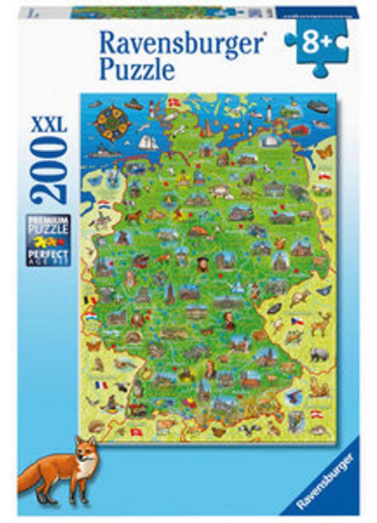 Bunte Deutschlandkarte Ravensburger 13337 Produktbild 