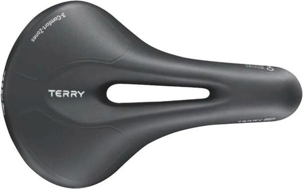 Selle Terry Fisio femme noir standard avec rembourrage gel ergonomique