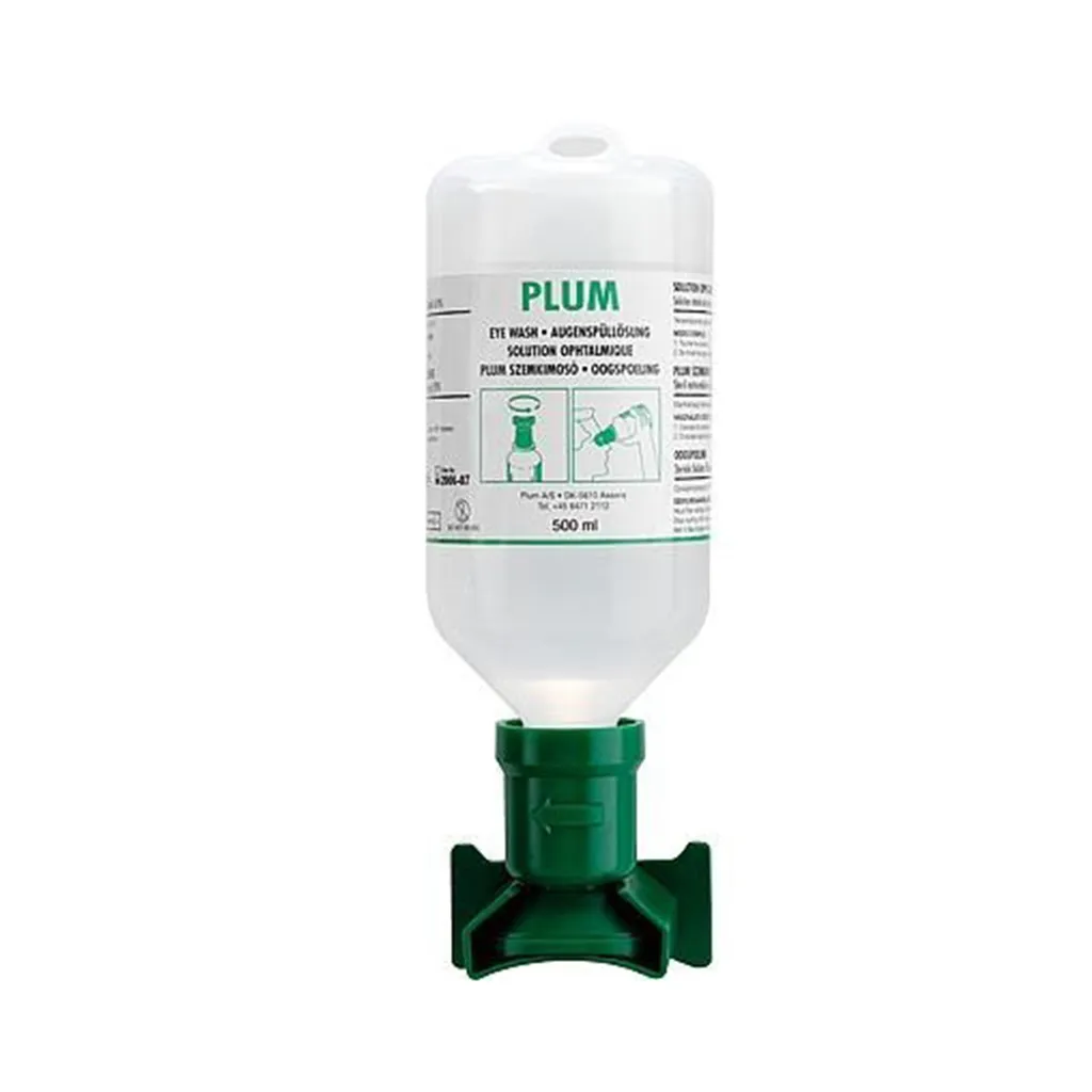 Stazione Emergenza Occhi PLUM 500ml | Design Ergonomico e Sicuro - 4