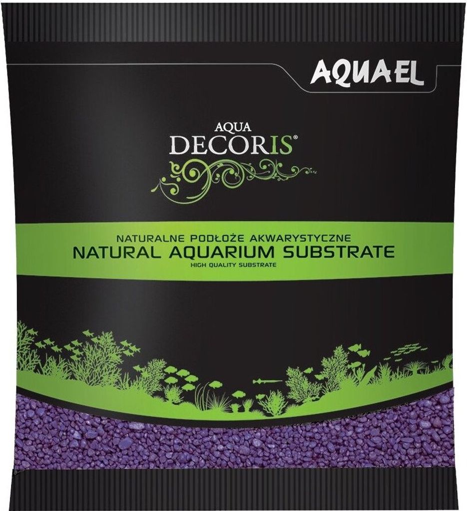Aquarienkies AQUAEL Aqua Decoris 2-3 mm 1 kg violett