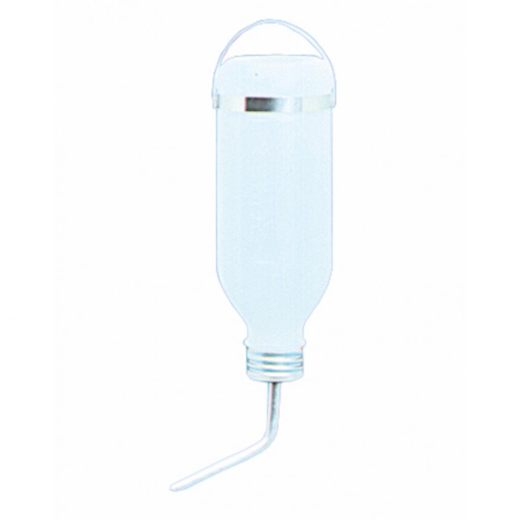 Kunststoff Trinkflasche für Kleintiere 750ml mit Niro Röhrchen