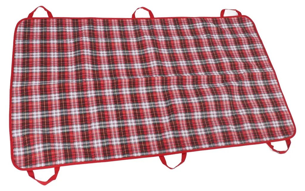 Alèse de transfert réutilisable rouge 90x150 cm avec poignées solides - 6