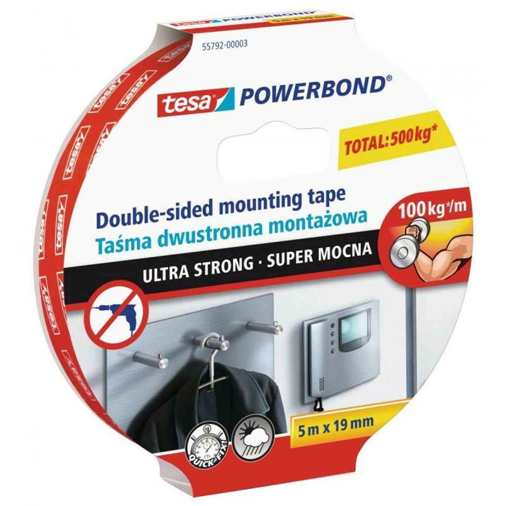 Taśma montażowa POWERBOND super mocna 5m:19mm Zdjęcie produktu 