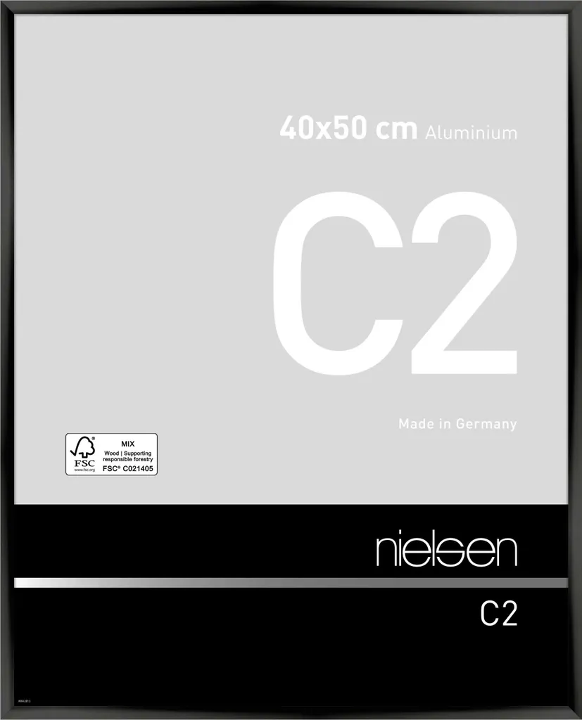 Cornice Nielsen C2 40x50 Nero Lucido: Incornicia le Tue Emozioni