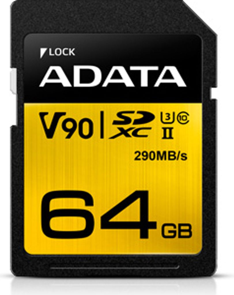 SD Card 64GB ADATA SDXC (UHS-II U3 Class 10)