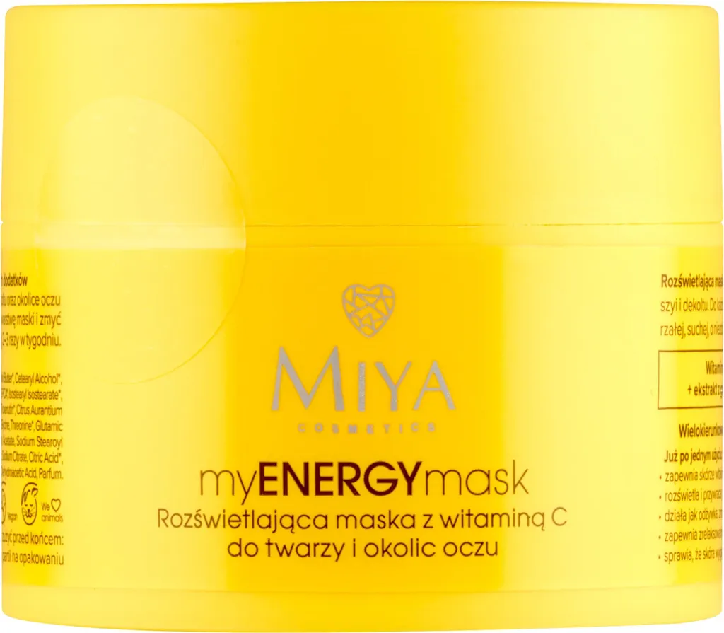 Masque illuminant visage à la vitamine C myENERGYmask Miya 50ml