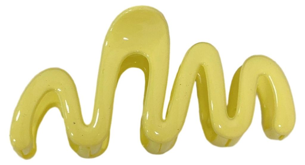 Haarspange Macaron-Farbserie, große, griffige Haarspange in Wellenform, glänzender Hinterkopf, Haifisch-Haarspange, Haaraccessoires