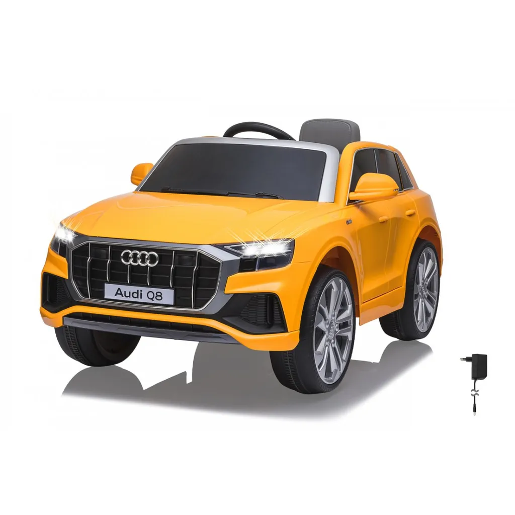 Audi Q8 Jaune 12V pour Enfant : Voiture Électrique avec Télécommande RC