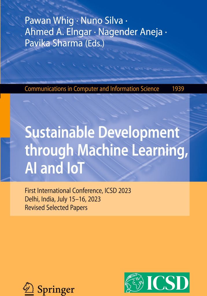 Sustainable Development through Machine Learning, AI and IoT