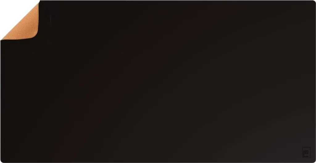 Tapis de Souris XXL Eleganza Noir Idéal pour Bureau et Gaming Setup