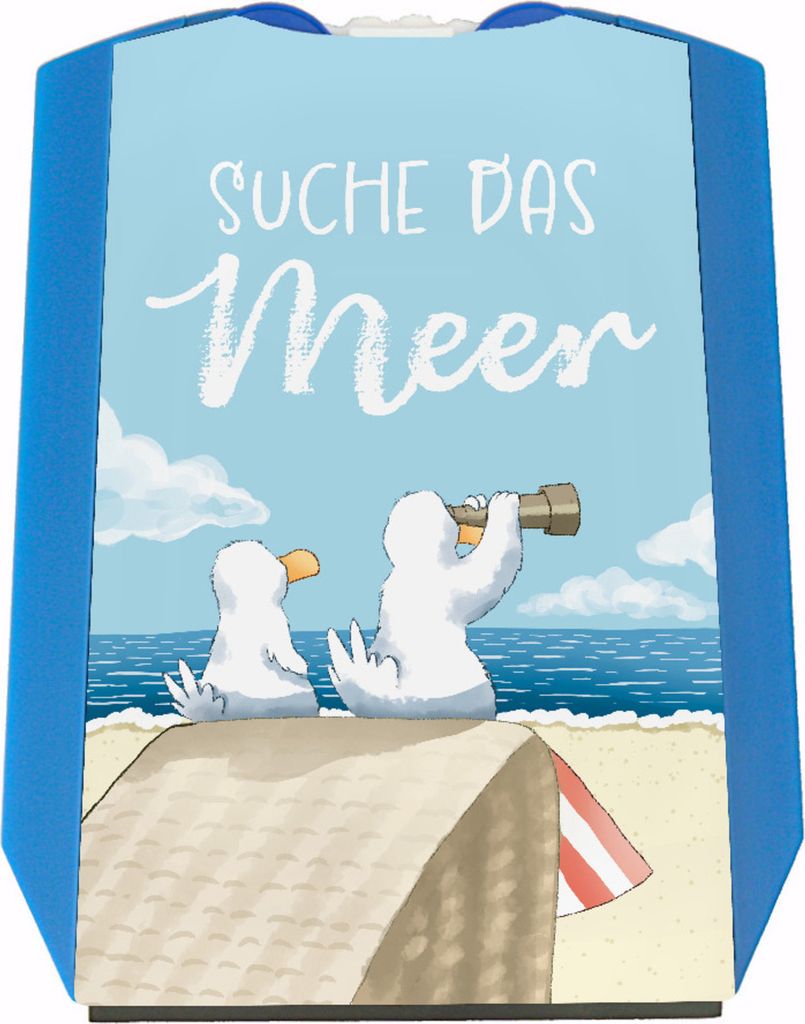 Möwen Parkscheibe mit Spruch Suche das Meer Produktbild 
