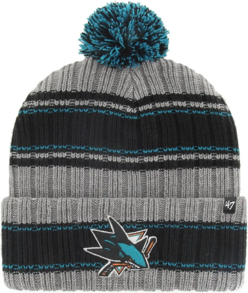 47 Brand San Jose Sharks Rexford Berretto Invernale con Pompon | NHL Shop