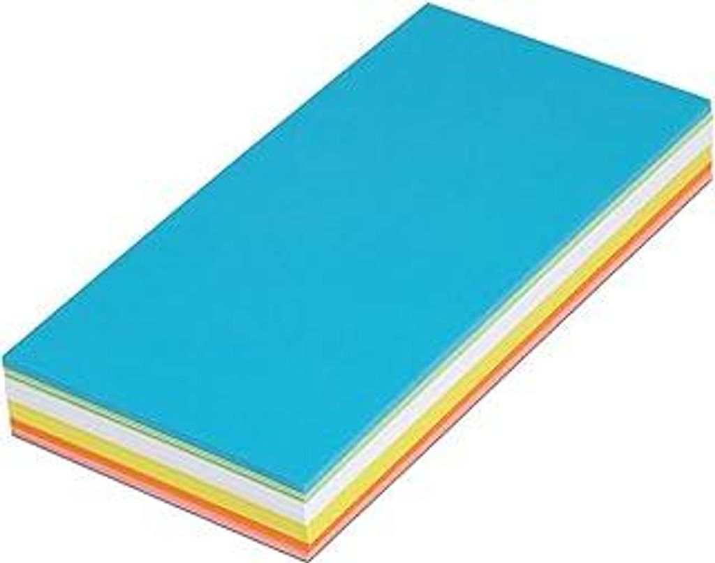 MAUL Moderationskarten rechteckig 205x95mm (120 Stück) | Beschriftbare Karteikarten | Coaching Karten | Präsentationskarten | Moderationskoffer N...