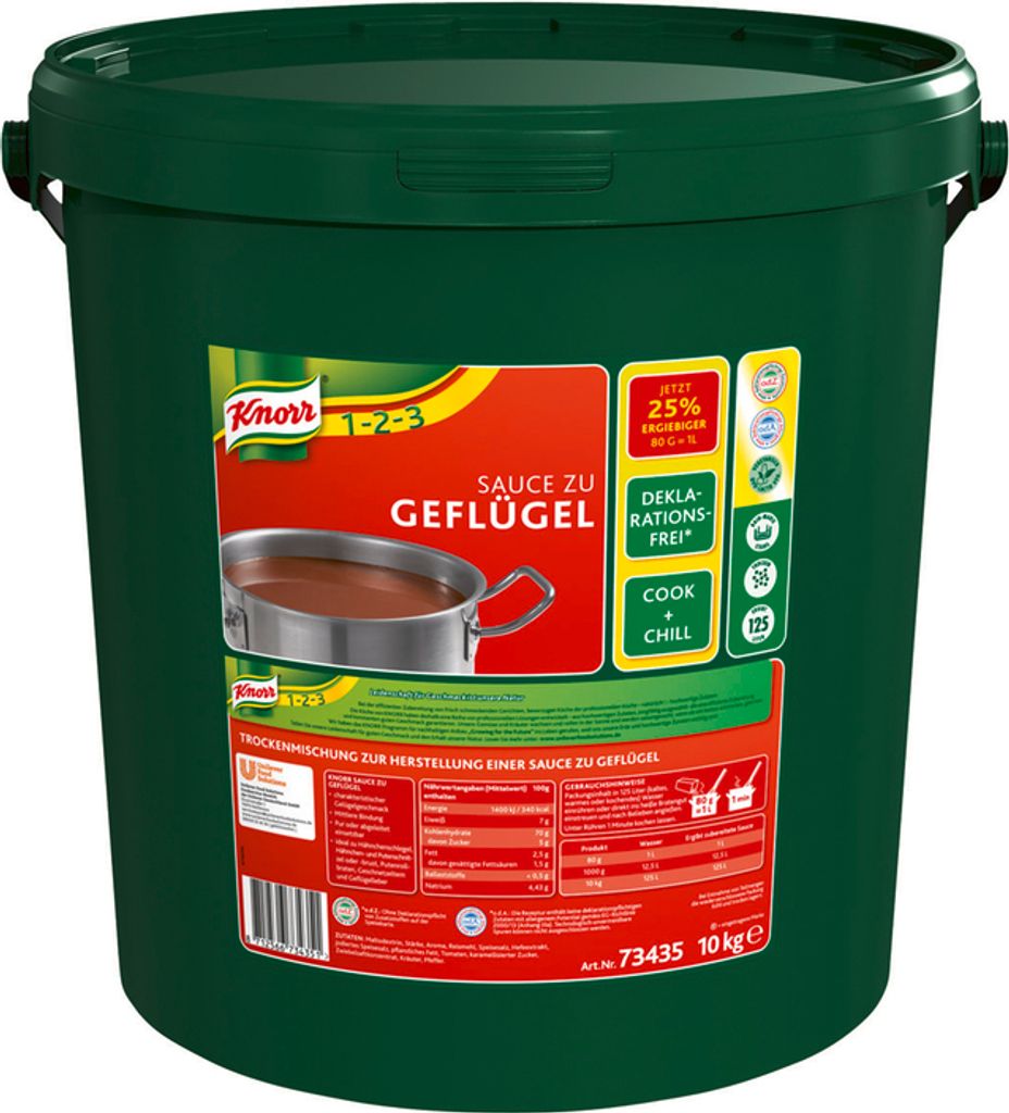 Knorr Delikatess Sauce Geflügel würzig mild servierfertig Produktbild 