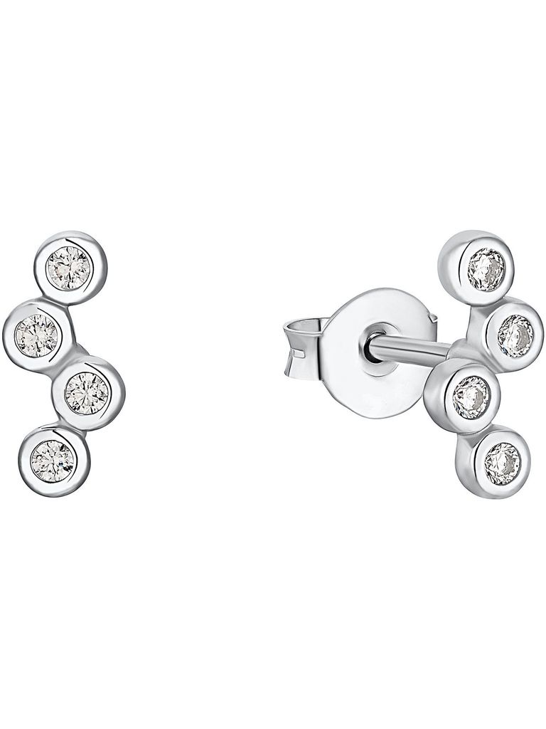 s.Oliver Damen Ohrstecker 2034408 Silber 925 synth. Zirkonia