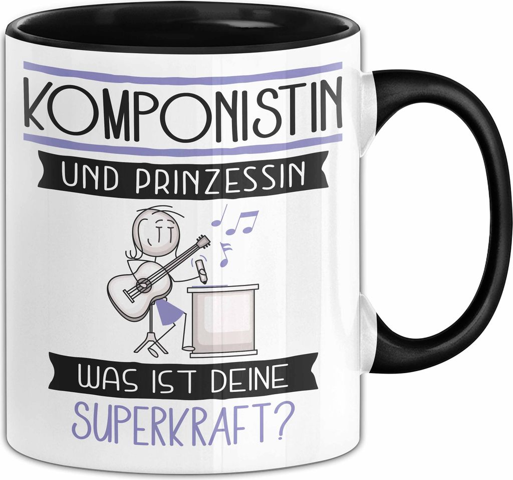 Komponistin Und Prinzessin Tasse Geschenk Für Eine Produktbild 