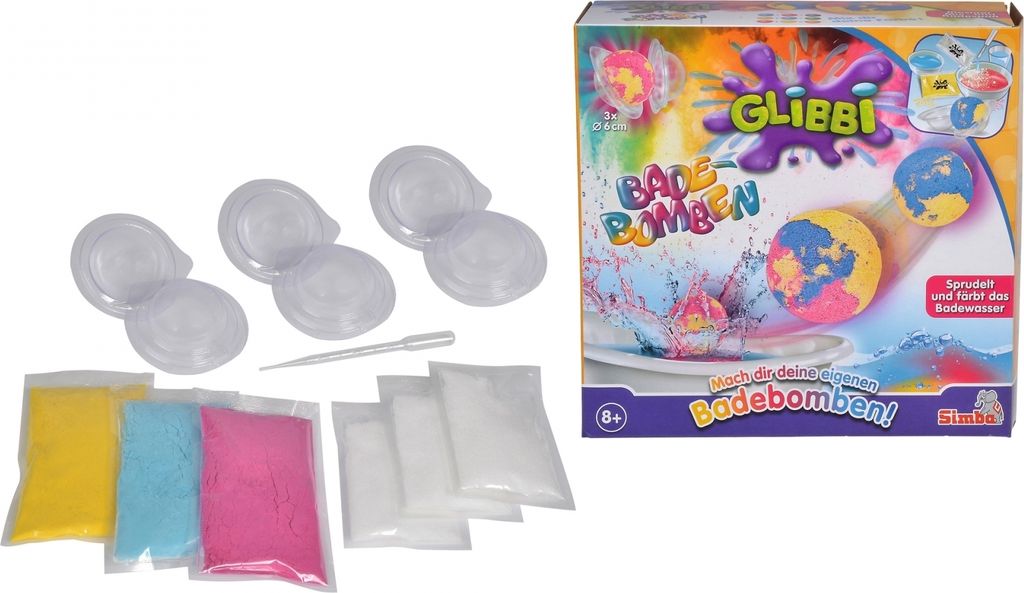 Simba 105953390 - Glibbi Badebomben Maker