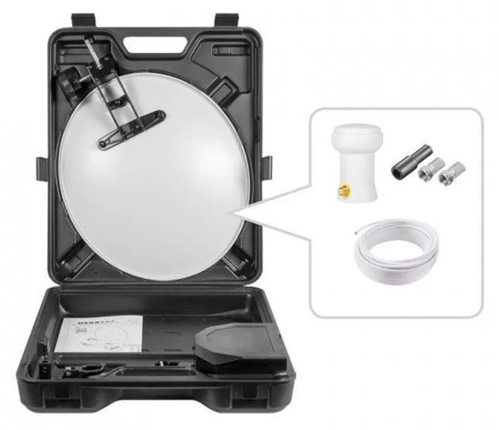 Megasat Camping Case Antenne Satellite 41cm avec Valise de Transport - 17