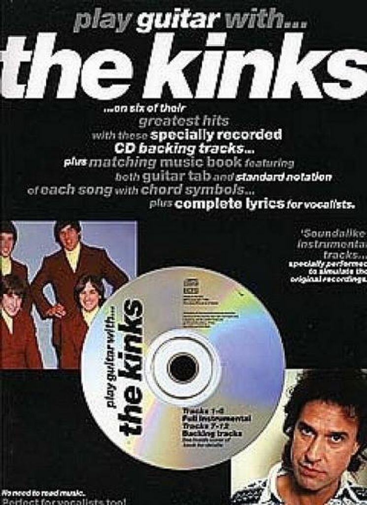 Gitarre spielen mit The Kinks (+CD):Songbook mit Backing Track CD