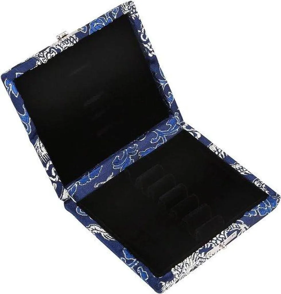 Support hautbois portable en coton perforé bleu - Pack de 6 accessoires