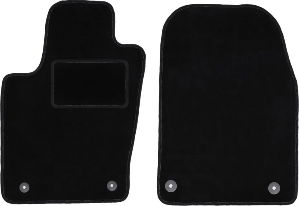 Tappetini Dodge Durango III FL 2013-2020 | Velours Premium Nero 2 Pezzi