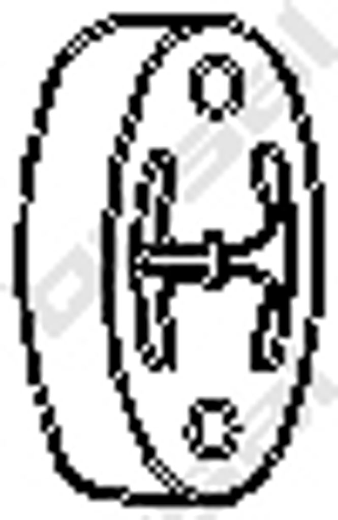 Bosal Anschlagpuffer, Schalldämpfer Mittelschalldämpfer 255-056