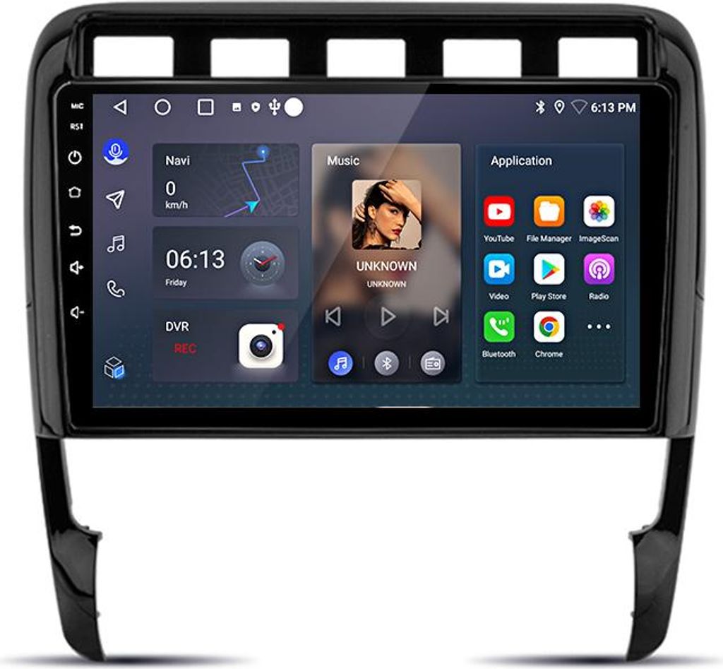 9 Zoll 6+128GB Android Autoradio für Porsche Cayenne 9PA 2002-2010 Wireless CarPlay Android Auto 4G WiFi GPS Navigation 8Kern RDS DSP DAB+ BT