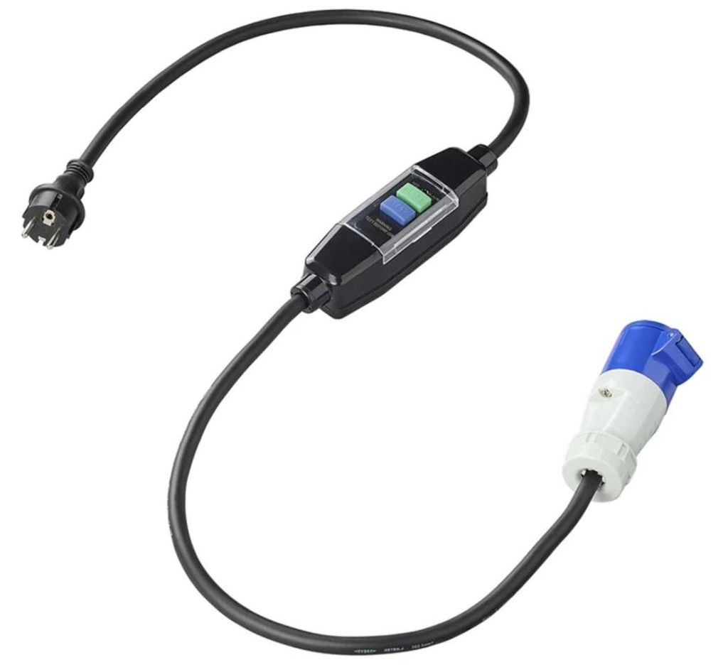 Kábel adaptéra 150 cm 3x 2,5 mm² zo Schuko do CEE + prúdový Obrázok produktu 
