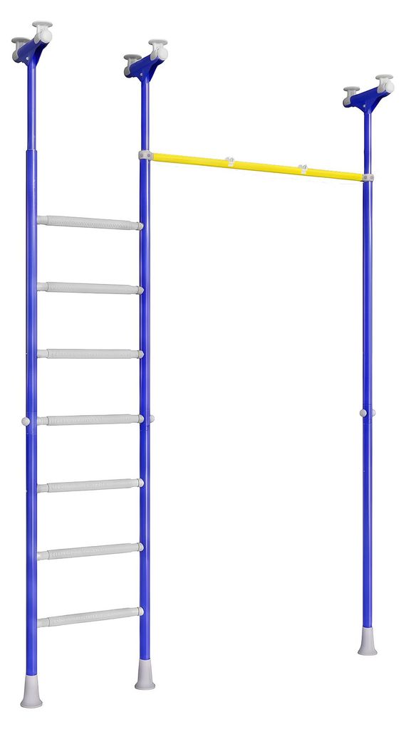 Verspannbare Sprossenwand   – Blau Produktbild 