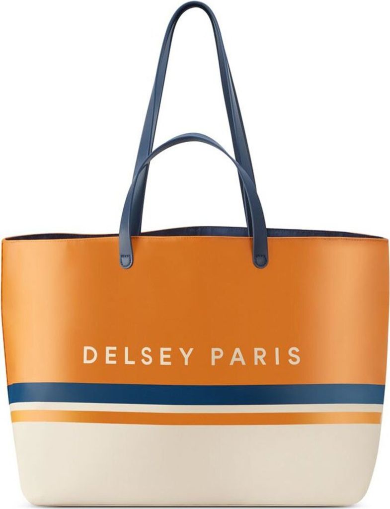 DELSEY PARIS Schultertasche Shopper Croisiere Tote Bag Roland Garros Orange mehrfarbig