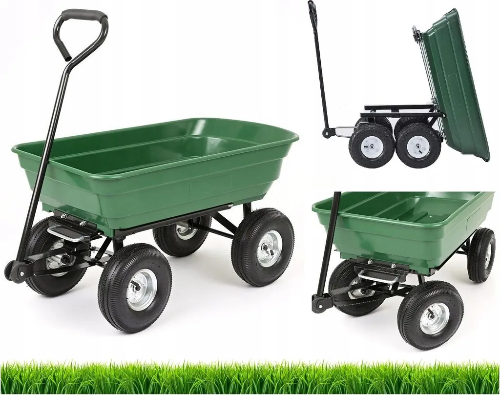 EKSPAND WO01 Carrello Alta Capacità 250kg - 90L Professionale Verde