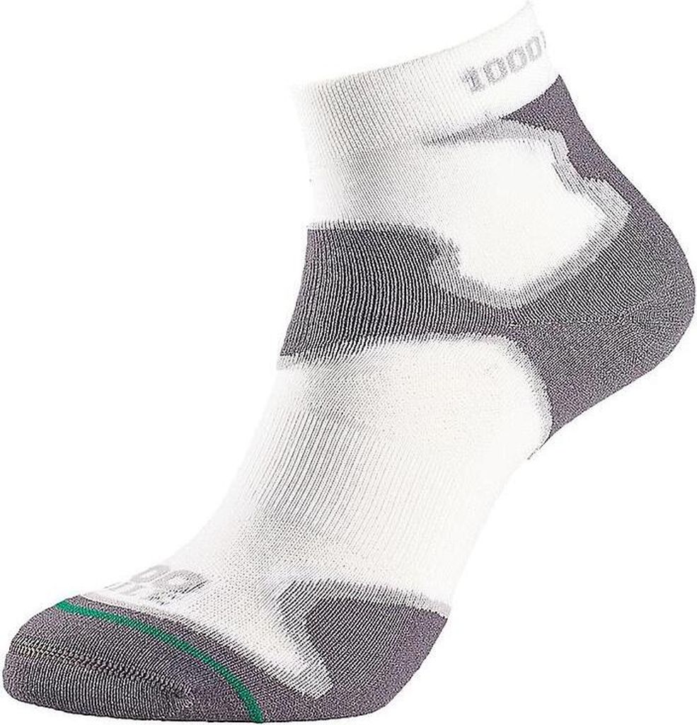 1000 Mile Sportsocken Herren - Fusion Anklet Weiß/Grau XL Running